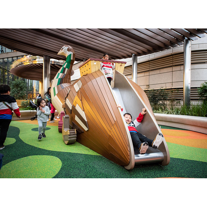 Peacock style playground